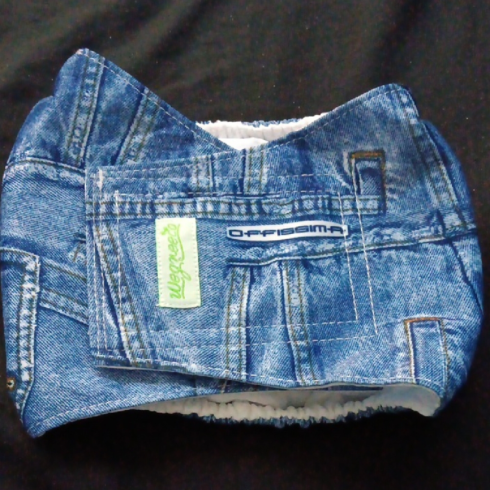 Wegreeco Washable Offissima Male Dog Diaper Size small New